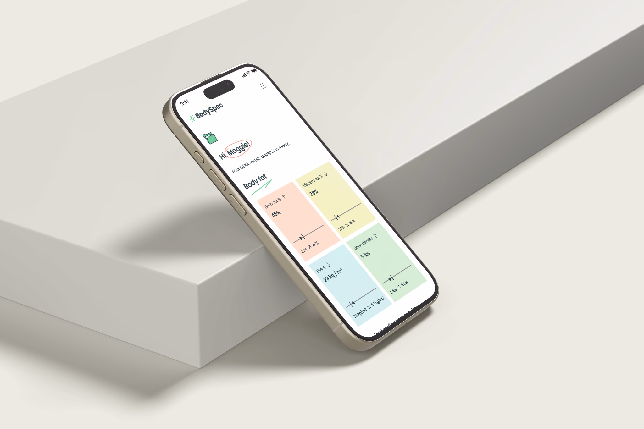 BodySpec mobile app scheduling interface